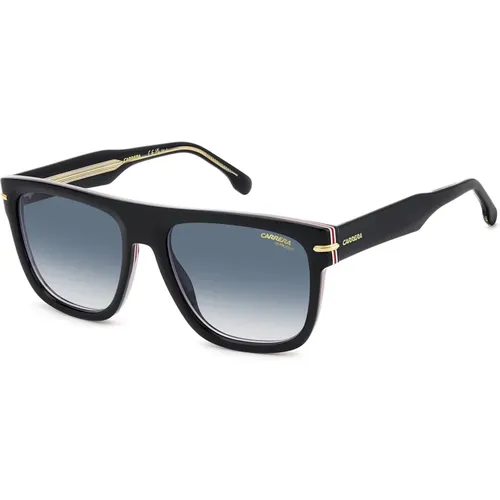 Schwarz Gold/Dunkelblau Sonnenbrille,Schwarze Polarisierte Sonnenbrille - Carrera - Modalova