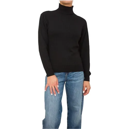 Schwarzer Pullover , Damen, Größe: M - Armani Exchange - Modalova