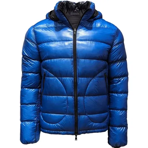 Reversible Lightweight Hooded Jacket , male, Sizes: 2XL - Herno - Modalova