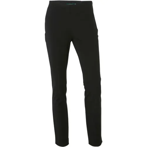 Stilvolle schwarze gerade Hose für Frauen , Damen, Größe: M - Ralph Lauren - Modalova