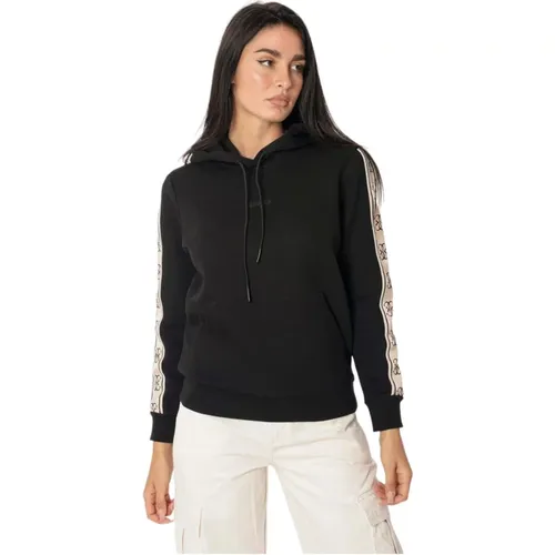 Kapuzenpullover , Damen, Größe: L - Guess - Modalova