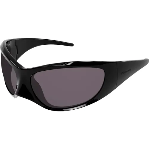 Schwarze Cat Eye Sonnenbrille , Damen, Größe: ONE Size - Balenciaga - Modalova