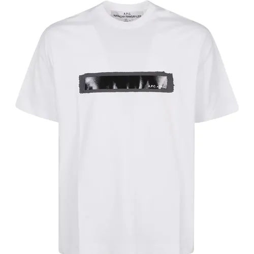 T-Shirts , Herren, Größe: L - A.P.C. - Modalova