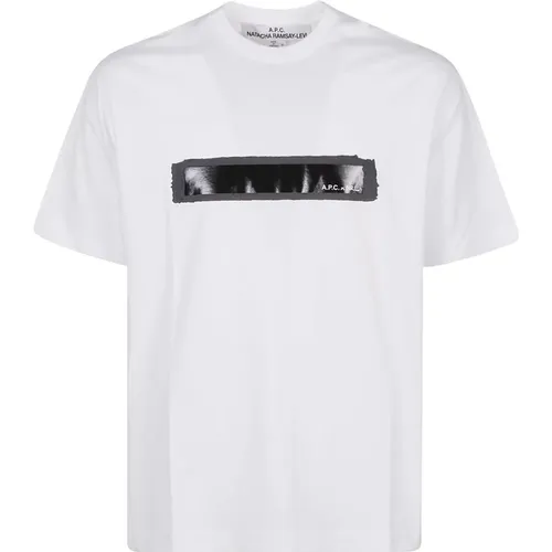 T-Shirts , Herren, Größe: XL - A.p.c. - Modalova