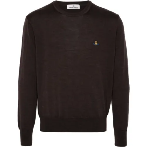 Round Neck Sweater , male, Sizes: XL, L - Vivienne Westwood - Modalova