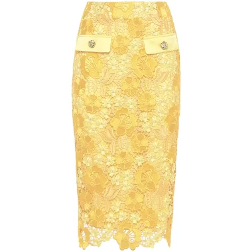 Long Jersey Skirt , female, Sizes: L, XL - Blugirl - Modalova