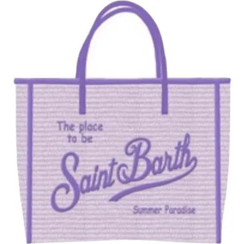 Mini Straw Bag Vivian Style , female, Sizes: ONE SIZE - MC2 Saint Barth - Modalova