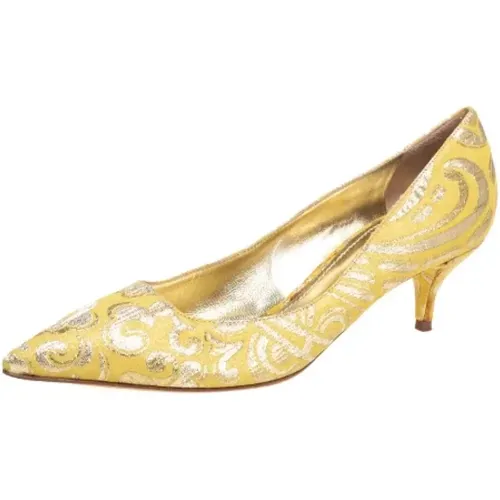 Pre-owned Fabric heels , female, Sizes: 7 UK - Dolce & Gabbana Pre-owned - Modalova