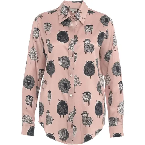 Pink Shirts Aw24 , female, Sizes: L, S - Himon's - Modalova