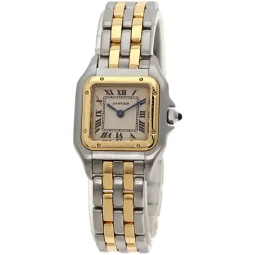 Pre-owned Stainless Steel watches , female, Sizes: ONE SIZE - Cartier Vintage - Modalova