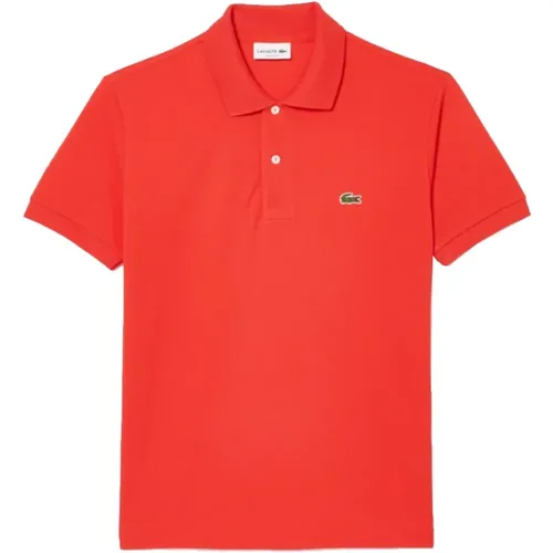 Clic Men Polo Shirt in Coral , male, Sizes: L, M, S, XL - Lacoste - Modalova