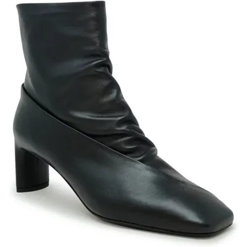 Leather Ankle Boots Fw24 , female, Sizes: 4 UK, 6 UK, 4 1/2 UK, 5 UK, 7 UK - DEL Carlo - Modalova