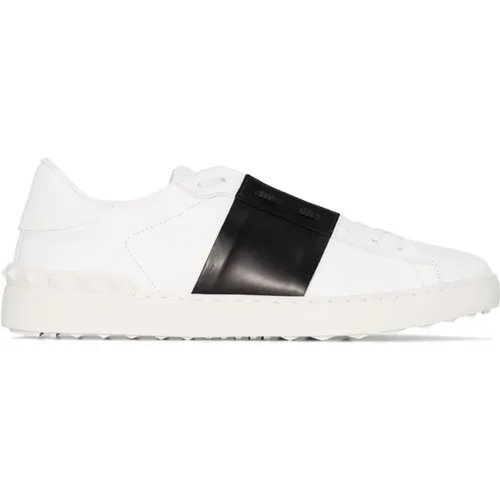 Sneaker Bianco/Nero/Blu A01 , male, Sizes: 6 UK, 8 UK, 10 UK, 9 UK, 5 UK, 7 UK - Valentino Garavani - Modalova