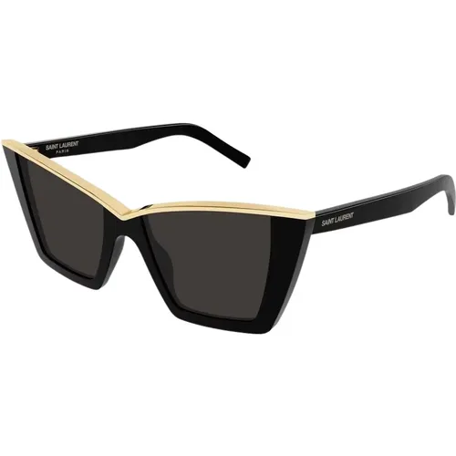 Sonnenbrille SL 570,Schwarz/Graue Sonnenbrille SL 570 - Saint Laurent - Modalova