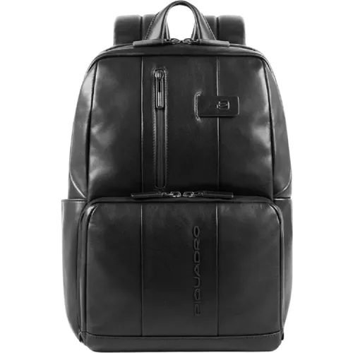 Herren Schwarze Bucket Bag Rucksack - Piquadro - Modalova