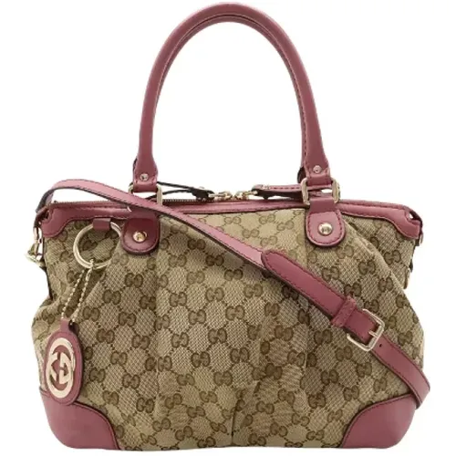 Pre-owned Canvas handbags , female, Sizes: ONE SIZE - Gucci Vintage - Modalova