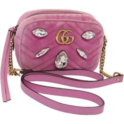 Pre-owned Velvet gucci-bags , female, Sizes: ONE SIZE - Gucci Vintage - Modalova