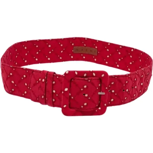 Pre-owned Fabric belts , female, Sizes: ONE SIZE - Marni Pre-owned - Modalova