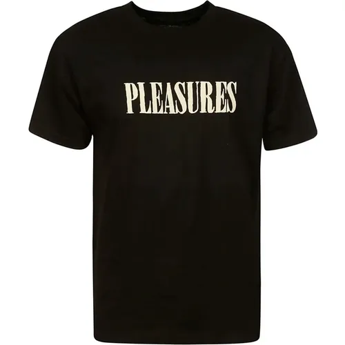 Tickle Logo T-Shirt , male, Sizes: S - Pleasures - Modalova