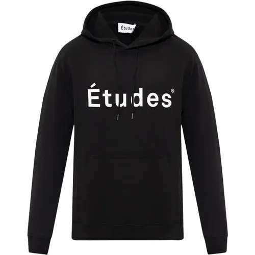 Hoodie mit Blumenmuster , Herren, Größe: M - Études - Modalova