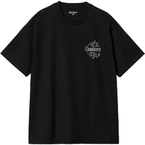 Ablaze Schwarzes T-Shirt , Herren, Größe: S - Carhartt WIP - Modalova