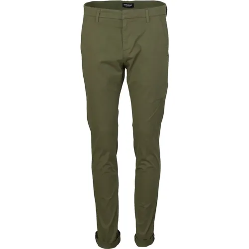 Stretch cotton gabardine Gaubert pants , male, Sizes: W30, W31 - Dondup - Modalova