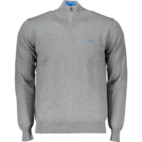 Grey Sweater for Men , male, Sizes: XL, L, 3XL, M, 2XL - Harmont & Blaine - Modalova