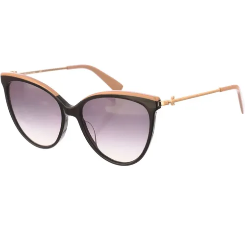 Ovale Acetat-Sonnenbrille mit Metall-Details , Damen, Größe: ONE Size - Longchamp - Modalova