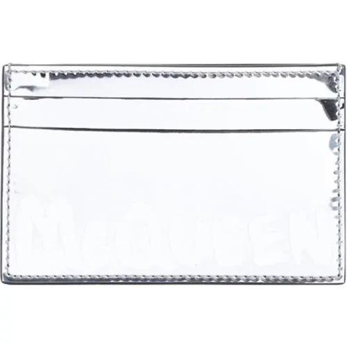 Metallic Wallet Aw24 Stylish Card Holder , male, Sizes: ONE SIZE - alexander mcqueen - Modalova