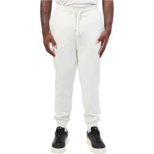 Weiße Sweatpants mit elastischem Bund , Herren, Größe: M - Hugo Boss - Modalova