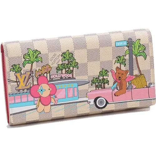 Pre-owned Canvas wallets , female, Sizes: ONE SIZE - Louis Vuitton Vintage - Modalova