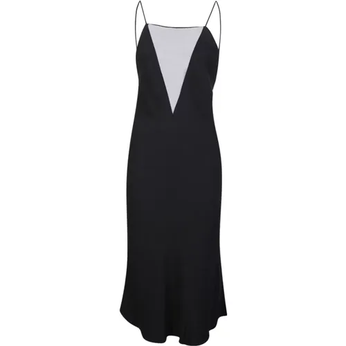 Transformierendes Mesh-Einsatz Kleines Schwarzes Kleid , Damen, Größe: XS - Stella Mccartney - Modalova