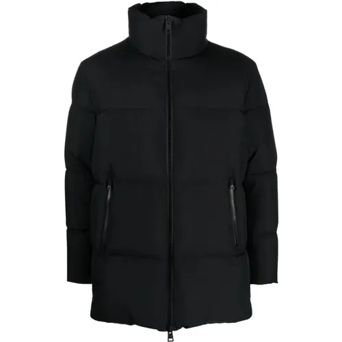 Woven half coat , male, Sizes: L, 3XL, M, 2XL - Herno - Modalova