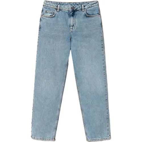 Straight Cut Denim Jeans Twinset - Twinset - Modalova