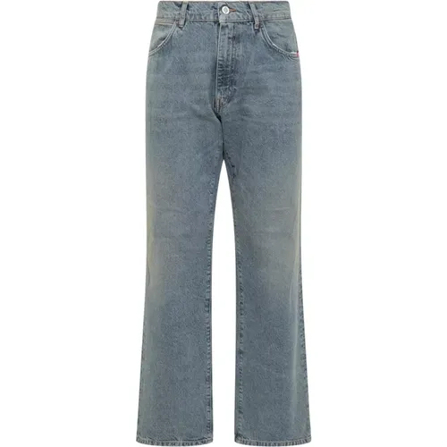 Gerades Jeans , Herren, Größe: W32 - Amish - Modalova
