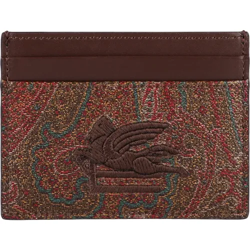 Paisley-Motiv Kartenhalter , Herren, Größe: ONE Size - ETRO - Modalova