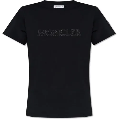 T-Shirt mit Logo Moncler - Moncler - Modalova