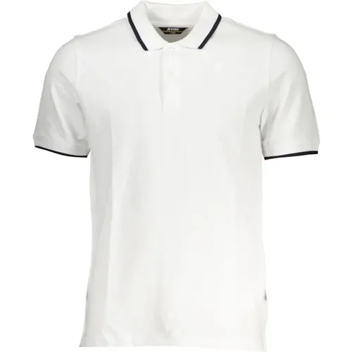 Stylish Polo Shirt with Contrast Details , male, Sizes: L, 2XL - K-way - Modalova