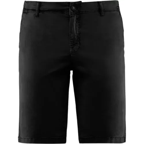 Stretch Cotton Chino Bermuda Shorts , male, Sizes: W38, W40, W36, W32, W33, W30, W34, W31 - BomBoogie - Modalova
