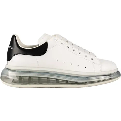 Italian Leather Sneakers , male, Sizes: 10 UK, 7 1/2 UK - alexander mcqueen - Modalova