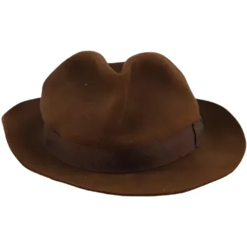 Pre-owned Leder hats - Hermès Vintage - Modalova