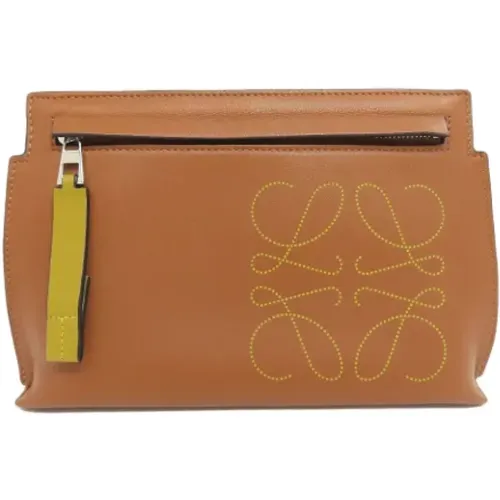 Pre-owned Leather pouches , female, Sizes: ONE SIZE - Loewe Pre-owned - Modalova