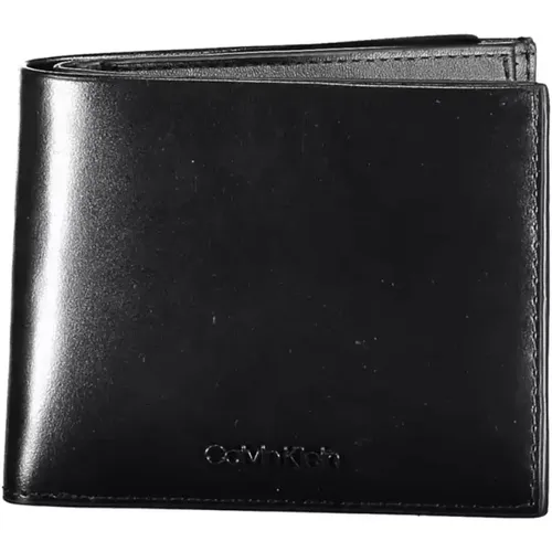 Leather RFID-Blocking Wallet , male, Sizes: ONE SIZE - Calvin Klein - Modalova