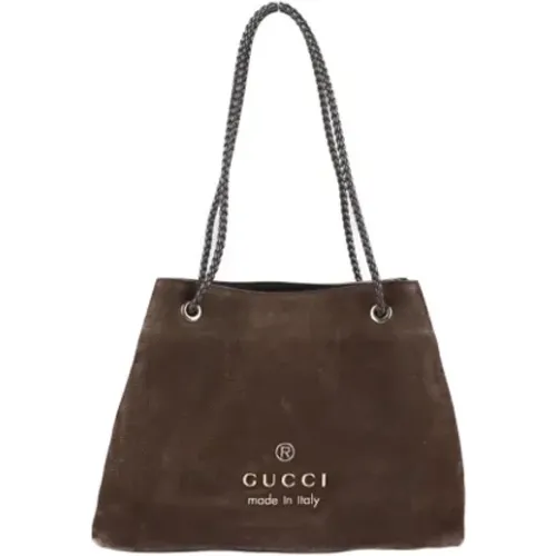 Pre-owned Leather Gucci Tote , female, Sizes: ONE SIZE - Gucci Vintage - Modalova