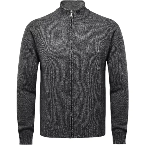 Moderner Lambswoll-Cardigan , Herren, Größe: XL - MCS - Modalova