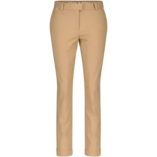 Stretch-Jersey Slim-Fit Pants , female, Sizes: S, 2XL, L - Hugo Boss - Modalova