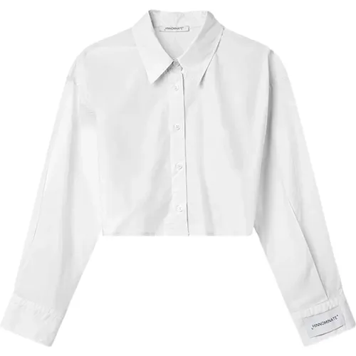 Cropped Shirt , female, Sizes: S, M, L - Hinnominate - Modalova