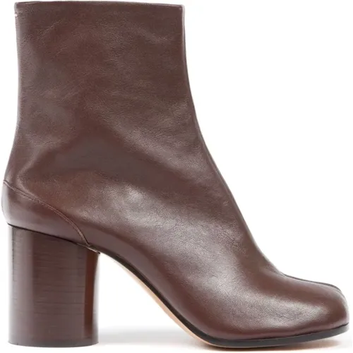 Bordeaux Signature Tabi Toe Stiefel - Maison Margiela - Modalova