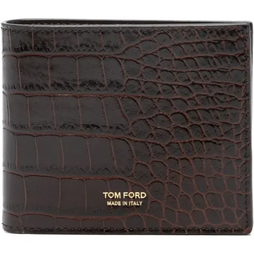 Wallet with Logo Buckle , male, Sizes: ONE SIZE - Tom Ford - Modalova