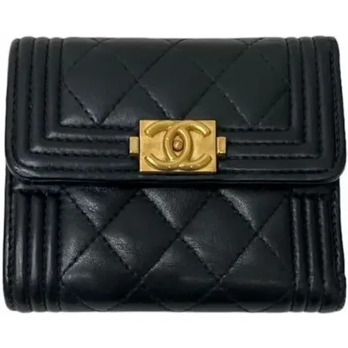 Pre-owned Leather wallets , female, Sizes: ONE SIZE - Chanel Vintage - Modalova